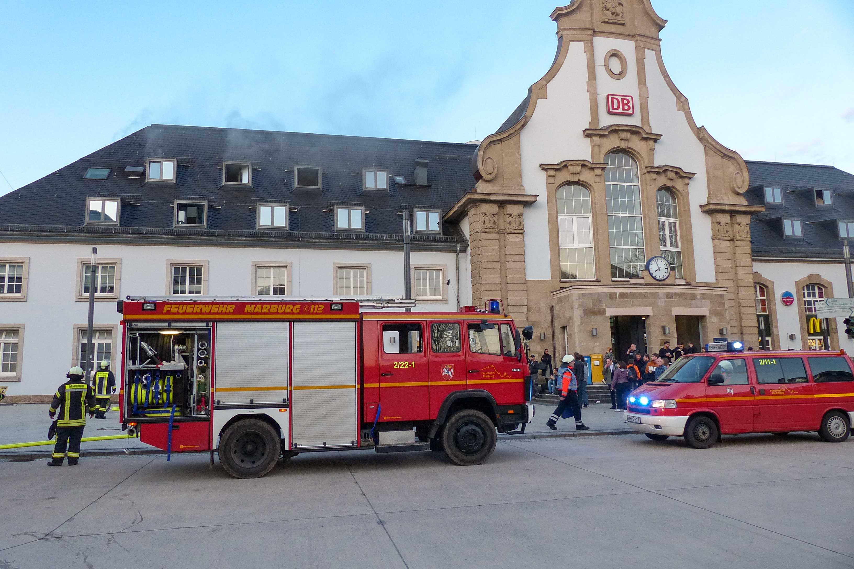 Küchenbrand Bahnhof